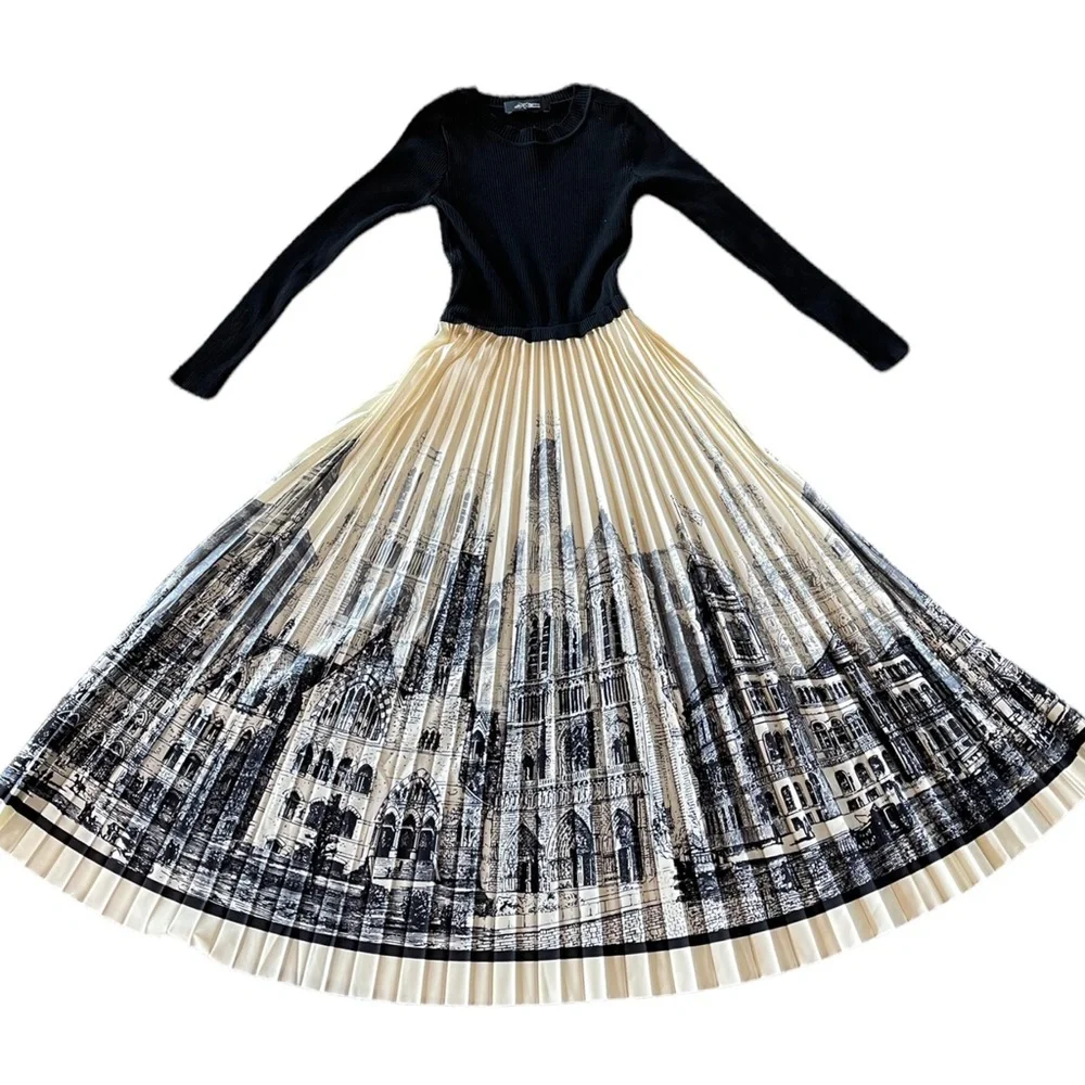 ❤️ The KIMORA full European Cityscape Dress - Picture 15 of 15